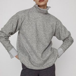 Zara back pleat sweatshirt